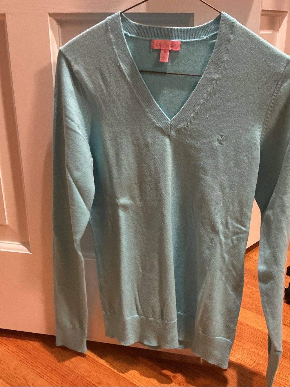 Lilly Pulitzer Women's V-Neck Sweater in Aqua